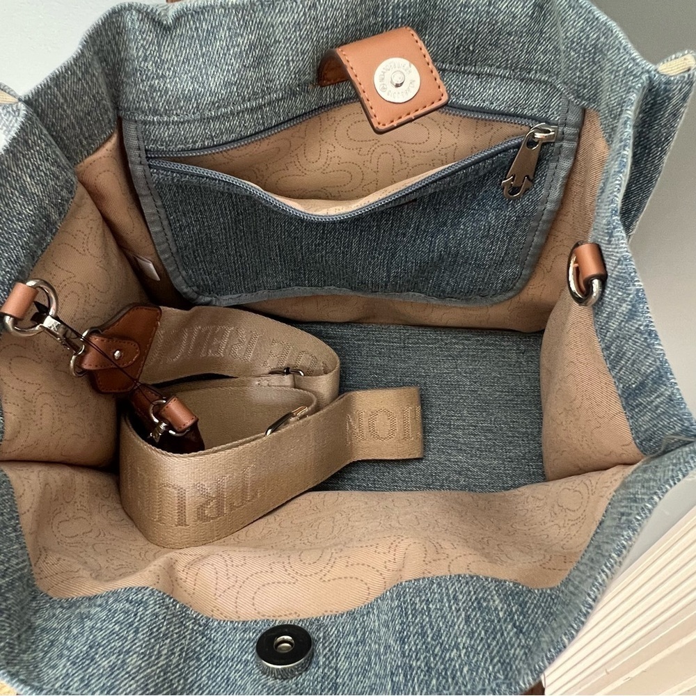 NWT True Religion Twill Medium Tote Bag SOLD OUT ONLINE!! - Picture 3 of 8